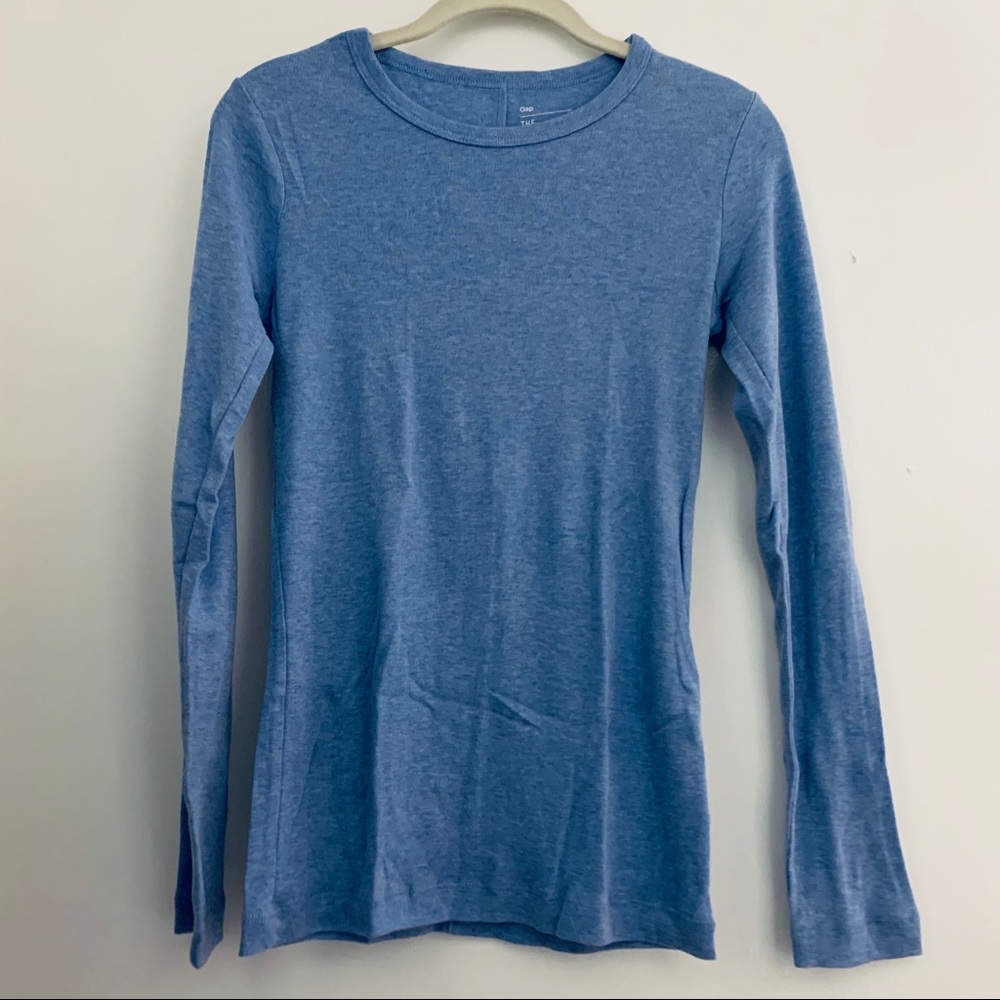 NWOT The Gap Long Sleeve Soft Pima Cotton Crew S